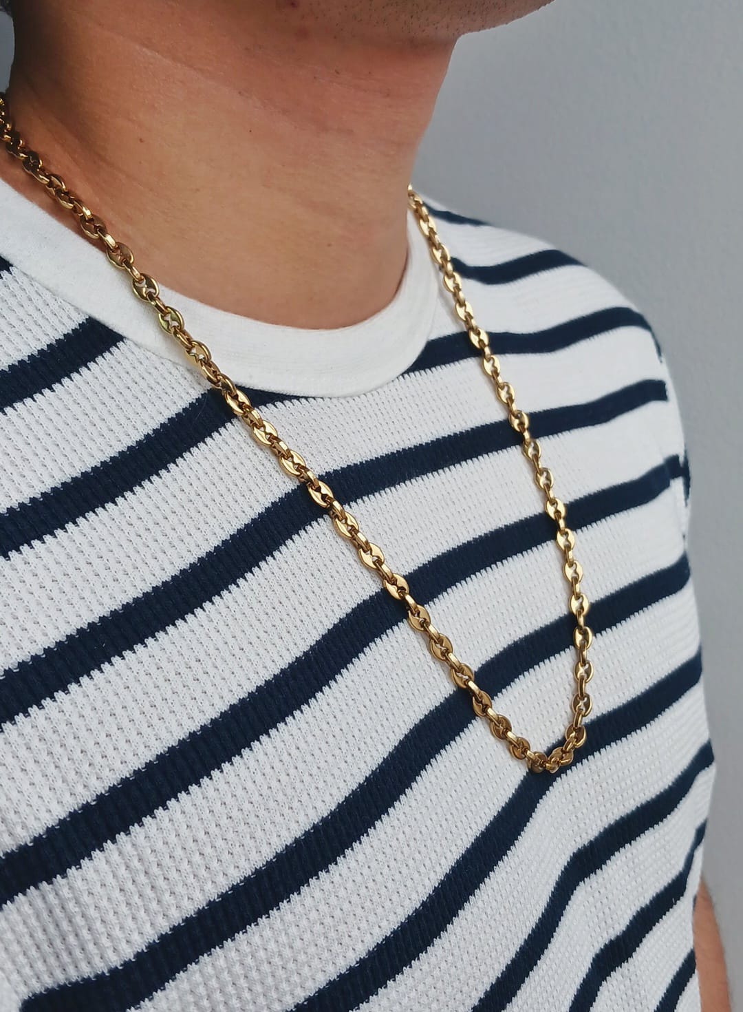 Combo Promocional: Cadena Gucci para Hombre + Dije Ancla