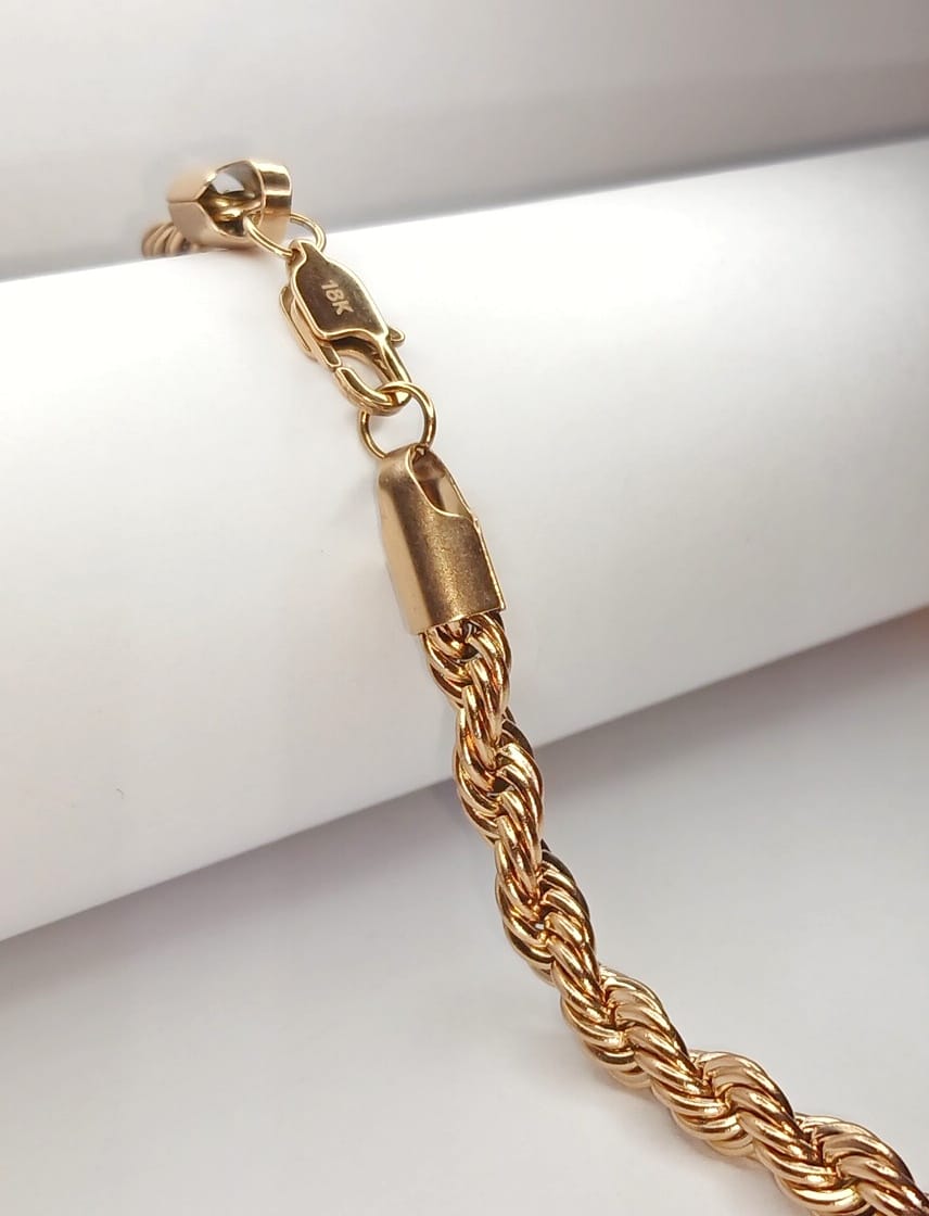 Cadena Lazo Rosa para Hombre